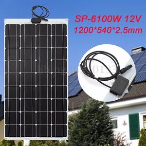 Elfeland 100W 12V Pannello Solare Semi Flessibile Sunpower ETFT Camper Baita