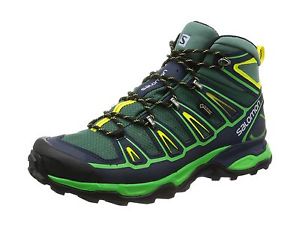 Salomon Men's X Ultra Mid 2 Gtx Hiking Shoes Black 9.5 UK NEW