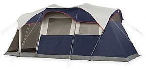 Coleman 6 Person WeatherTec Tent in Tan Technology keep During Extended Camping