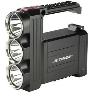 JetBeam T8 Tactical Searchlight Camping Hunting Powerful 3500 Lumen Flashlight