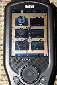 Bushnell ONIX 400 GPS - Weather Tracker with XM Satellite Radio - Working