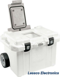 elican 55QW-1-WHT 55 QT Elite Tailgater Wheeled Cooler 10Day Ice Retention
