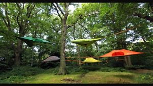 Tentsile Stingray Tree Tent, Lime Green, 3 Person / 4 Season Tent