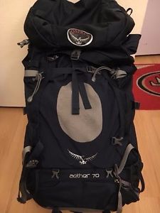 Osprey Men's Aether 70 Frame Size Medium Color: Midnight Blue Style