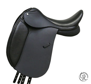 Premium leather dressage saddle