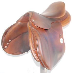 17" MEYER JUMPING SADDLE (SO19217)GRAIN CALF LEATHER, VERY GOOD CONDITION! - DWC