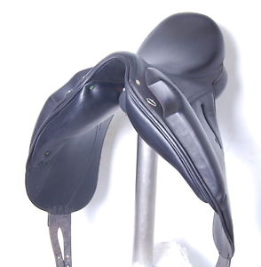 18" DEVOUCOUX MENDIA SADDLE (S17003999) FULL CALF. GOOD CONDITION!! -XVD