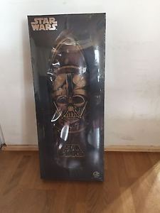Star Wars Santa Cruz Darth Vader Wood Inlay Skateboard Deck LIMITED SEALED