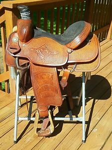 15" Double J Saddlery Western Roping Saddle