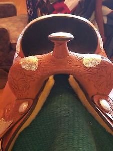 Tex Tan Simply Sweet Western Show Saddle 15"