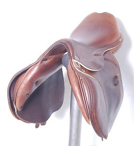 17" PRESTIGE DRESSAGE SADDLE (SO20586) FULL CALF, GOOD CONDITION!! - XVD