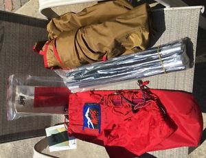 MINT Moss 12' Parawing Wing Shelter Tent Tarp MSR Moss Outfitters SMELLS NEW NR!