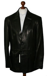 Baldessarini Signature Giacca Mas Francese Pelle Agnello Giacca Di Pelle Tgl 54