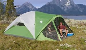 Coleman Evanston 8-Person Screened Dome Tent- Outdoors camping hiking fishing #1