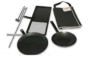 NEW HILLBILLY BUSH KITCHEN KIT-4 BLUE STEEL COOKWARE OUTDOOR COOK CAMPING HIKING