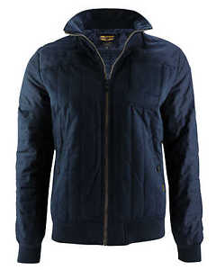 PME LEGEND Giacca Uomo DELUXE SATIN da mezza stagione pilota trapuntata blu