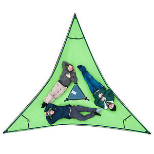 Tentsile Trillium 3 Person Camping Green Nylon Hammock