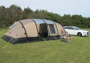 Kampa Southwold 8 Airframe Tent & Carpet & Footprint & Electric Pump