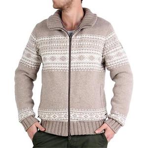 GEOSPIRIT uomo inverno Pieghevole Giacca Balmhorn Beige GEU0209 Taglia M