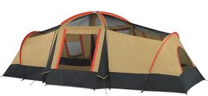 Ozark Trail 10 Person 3 Room Vacation Tent With Built-In Mud Mat