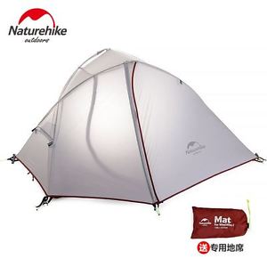 Naturehike 1-2 Person Outdoor Double Layer Tent Camping Windproof Waterproof Ten