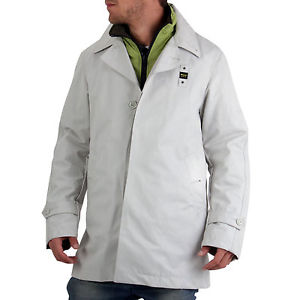 BLAUER USA Giacca Invernale Uomo Parka Grigio Chiaro BLU0382