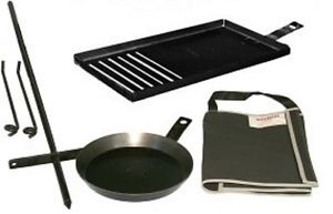 NEW HILLBILLY BUSH KITCHEN KIT-1 BLUE STEEL COOKWARE OUTDOOR COOK CAMPING HIKING