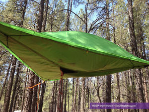 Tentsile Stingray 3 Person Tree house Tent new hammock 3 adults green color