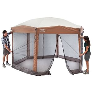 NEW Large 12x10' Pop Up Screen Tent for Outdoor, Picnic, BBQ Mesh Cover Up