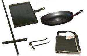 NEW HILLBILLY BUSH KITCHEN KIT-3 BLUE STEEL COOKWARE OUTDOOR COOK CAMPING HIKING