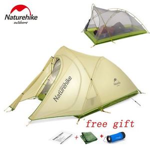 2017 Brand Naturehike Tent 2 Person 20D Silicone Fabric Double Layers Rainproof