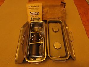 Coleman Military  527 Dental Sterilizer Stove,Military Two burner Alcohol Stove