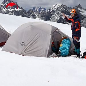 Naturehike Tent 1.8kg 3 Person 210T/ 20D Silicone Fabric Double-layer Camping Te