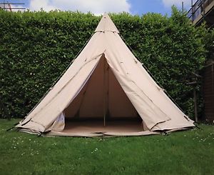 Canvascamp Ulimate Tipi Bell tent, 4 metre, glamping, 4Months Old Near Mint.