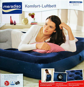 Meradiso Matelas Air Lit Gonflable De Camping 2 Personnes Neuf