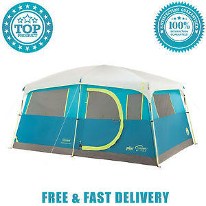 8 Person Dome Tent Built In Closet Cabin Fast Pitch Outdoor Camping Hiking Lake