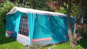 Large Relum Super 7KX Canvas Frame Tent Vintage Retro plus camping larder