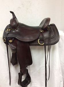 Circle Y Used 16" Shawnee Western Flex Trail Saddle 1653 Full Quarter Horse Bar