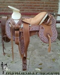 15" Montura Charra Mexican Charro Saddle