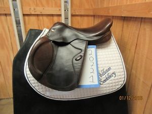 17" Medium Tree Marcel Toulouse Premia Jump Saddle Great Condition