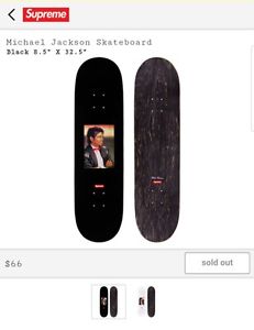 Supreme x Michael Jackson MJ BOGO Skate Deck - ORDER CONFIRMED