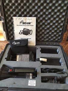 PEAK BEAM Searchlight. Complete in case, used, not tested. Ex us Army. #3