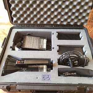PEAK BEAM Searchlight. Complete in case, used, not tested. Ex us Army. #2