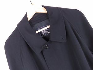 mh983 BURBERRYS' CLASSICO CAPPOTTO ORIGINALE Premium FATTO IN INGHILTERRA lana