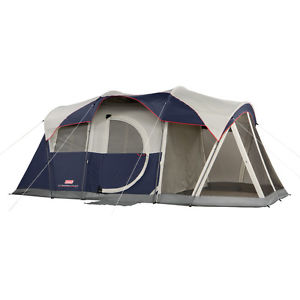 COLEMAN ELITE WEATHER MASTER WITH LED LIGHTING SYSTEM TENT OUTDOOR CAMPING