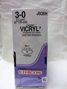 Surgical Ethicon Suture 3-0 Vicryl J936H Expired