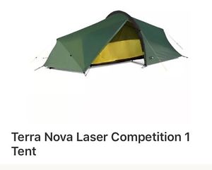 New Terra Nova Laser Competition 1 Lightweight Tent Hiking Backpacking
