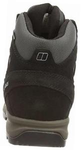 explorer trek plus gtx, men high rise hiking shoes, black (black/nova red v33),