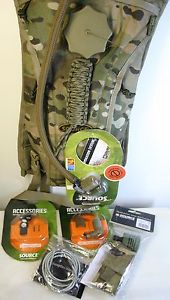 TAD BIT OF GEAR- SOURCE 3L. MULTICAM HYDRATION PACK+ FILTER, PARACORD & EXTRAS