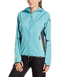 Salewa Donna Stormwall Giacca Wind River Hood, Turchese (turquoise/0780/2210), 3